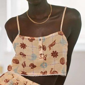 Urban Outfitters Out from Under Tilda Cropped Lounge Cami NWT